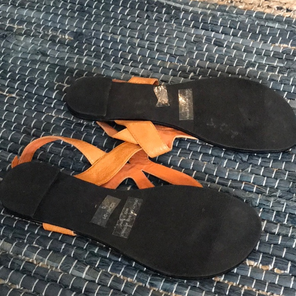 Orange flat sandals - Picture 2 of 2